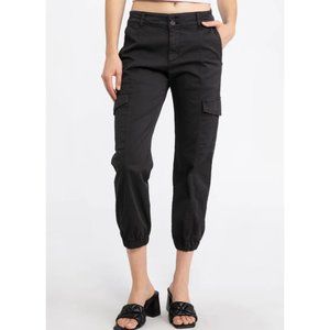 Sanctuary Standard Surplus Mid-Rise Rebel Crop Utility Cargo Jogger Pant Size 25